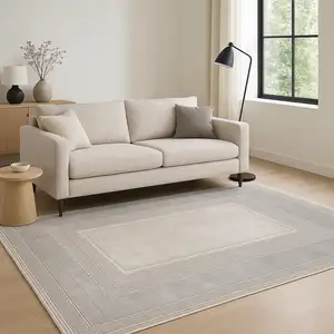 Photo of Gray Geometric Area Rug