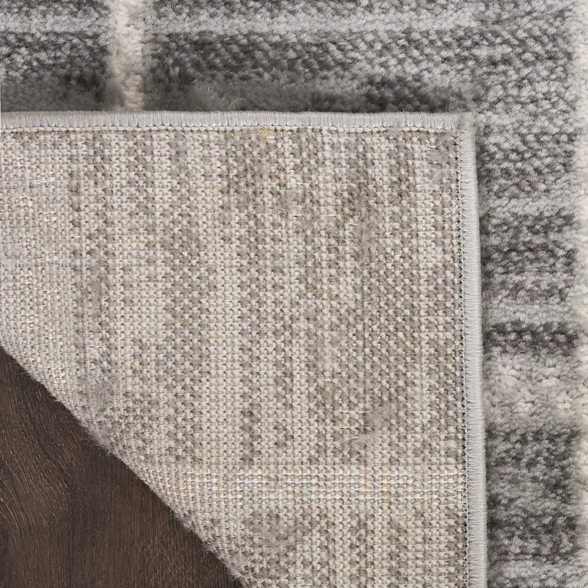 Gray Geometric Area Rug Photo 9