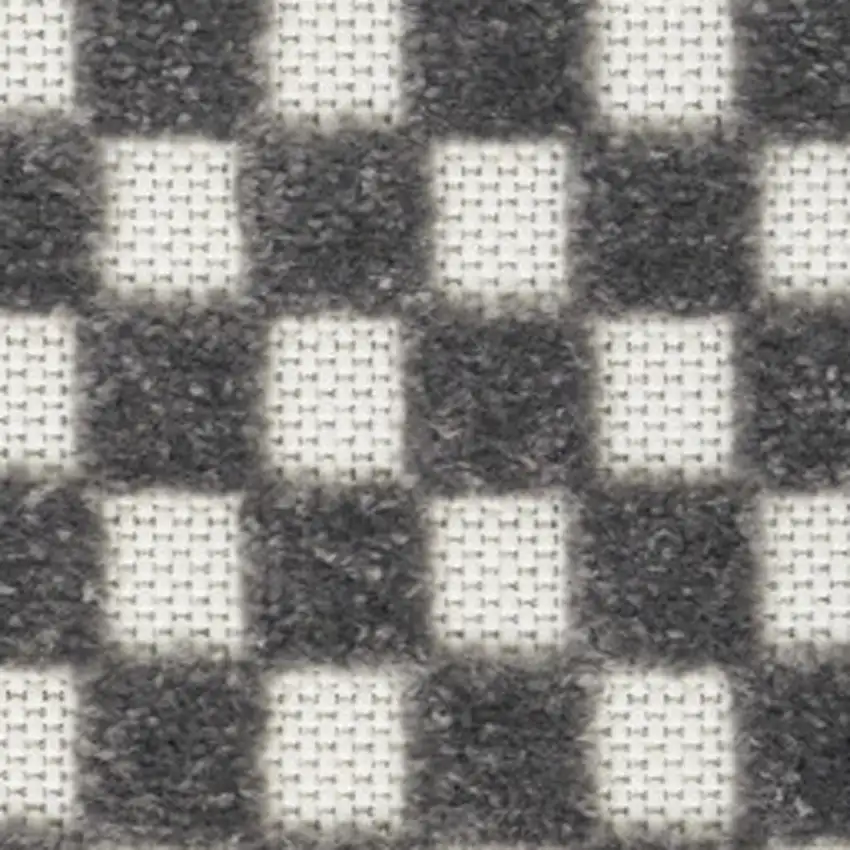 Gray Geometric Area Rug Photo 2