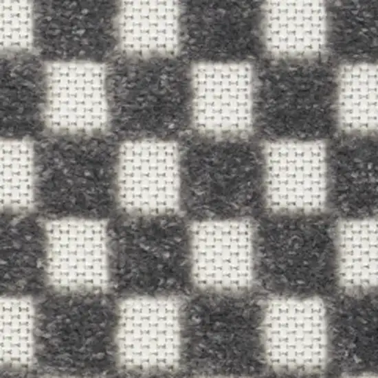 Gray Geometric Area Rug Photo 2