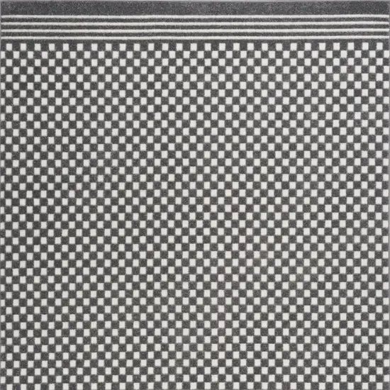 Gray Geometric Area Rug Photo 8