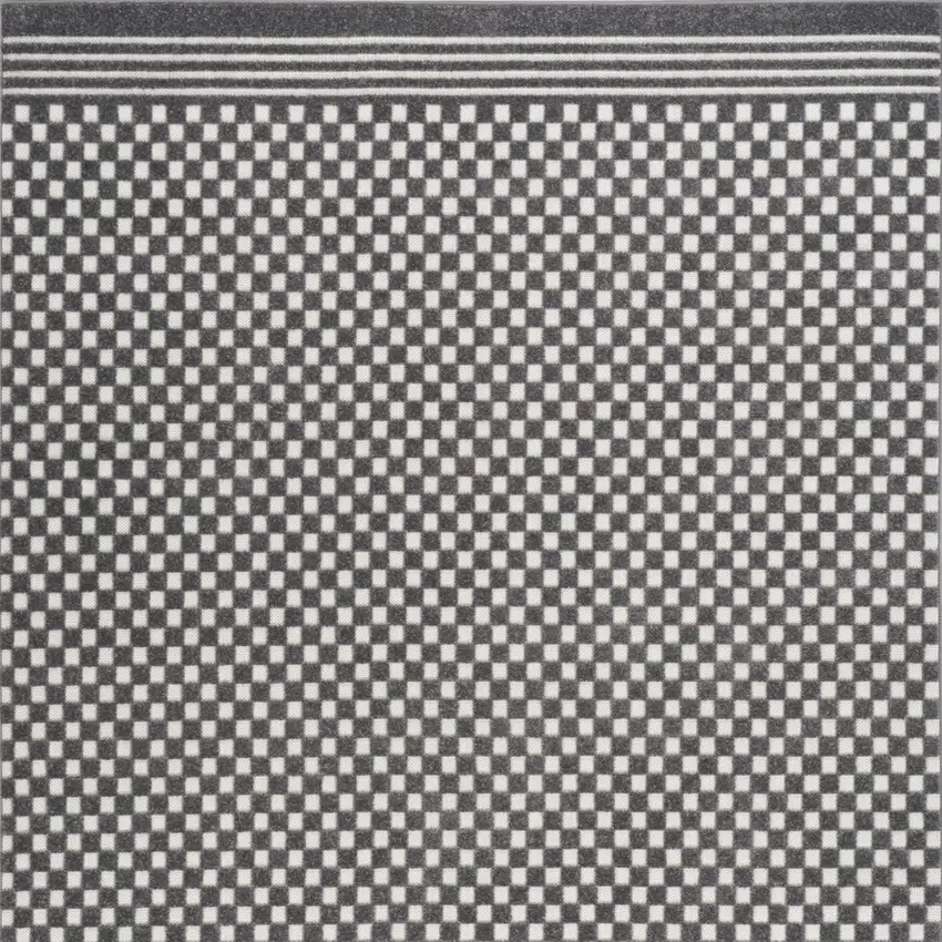 Gray Geometric Area Rug Photo 8
