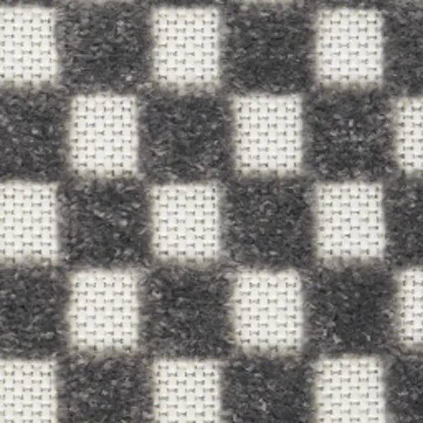 Gray Geometric Area Rug Photo 2