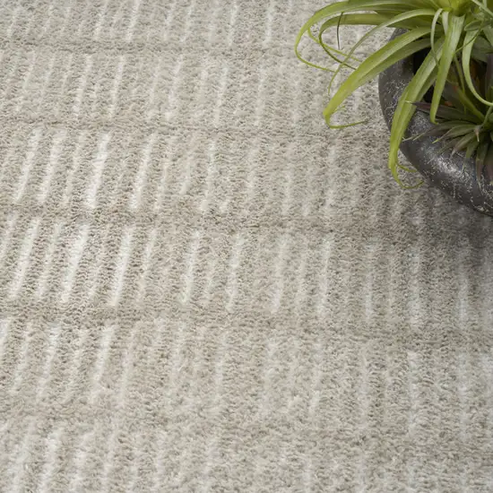 Gray Geometric Area Rug Photo 9