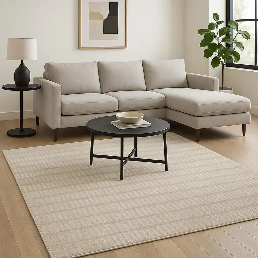 Gray Geometric Area Rug Photo 1