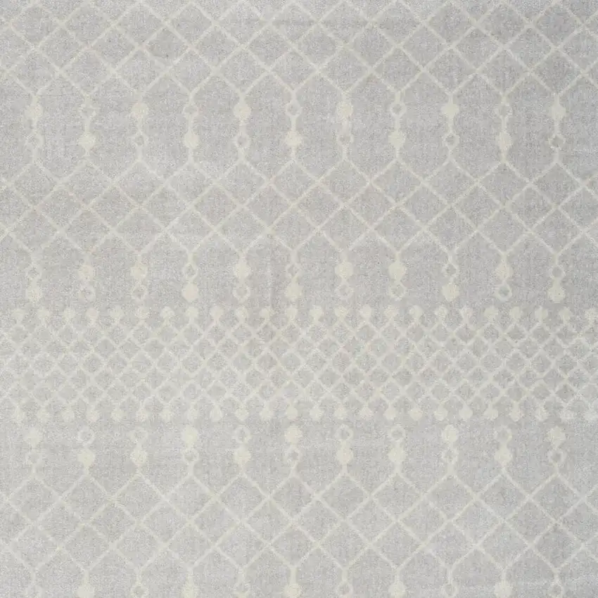 Gray Geometric Area Rug Photo 3