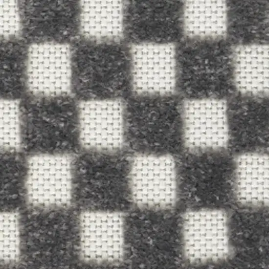 Gray Geometric Area Rug Photo 2