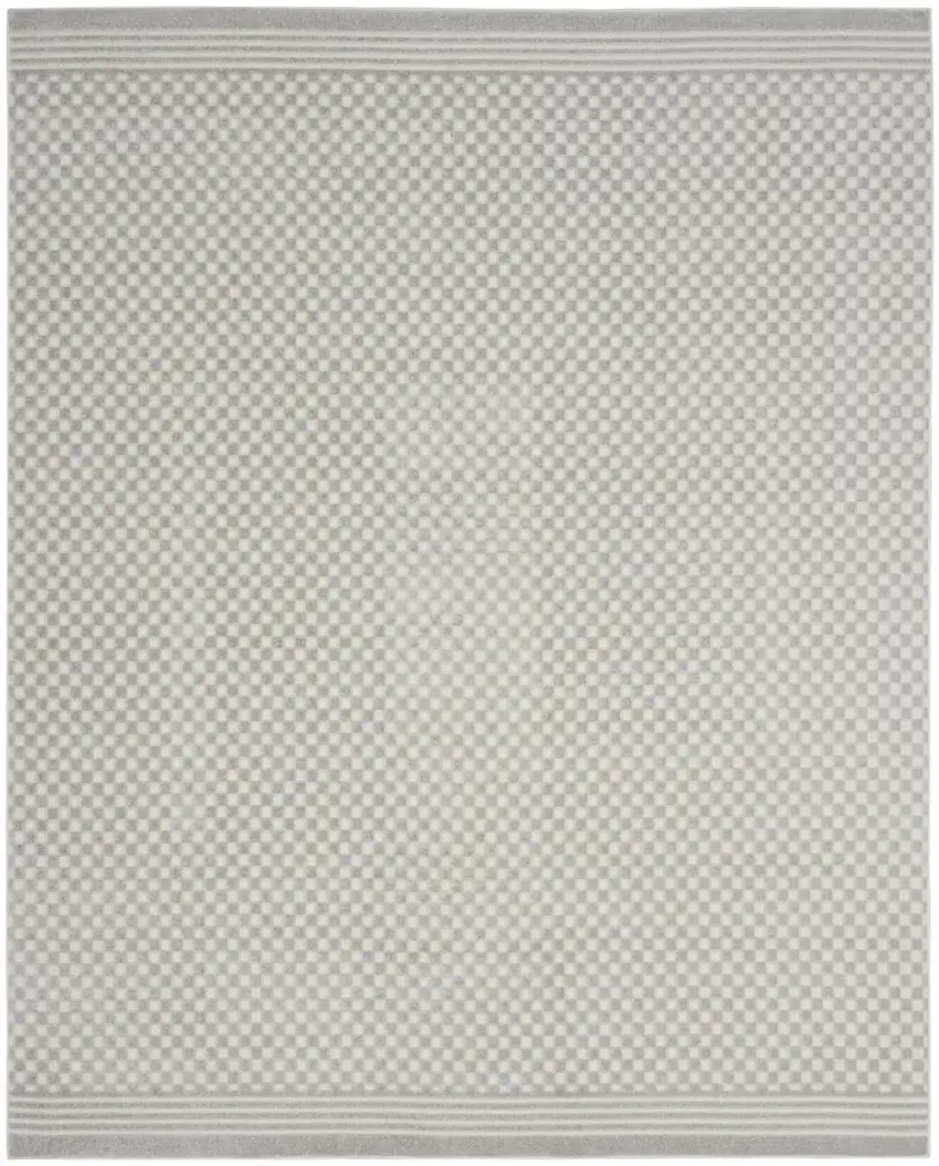 Gray Geometric Area Rug Photo 8