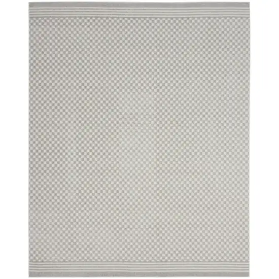 Gray Geometric Area Rug Photo 8