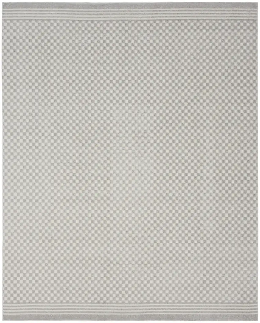 Gray Geometric Area Rug Photo 6