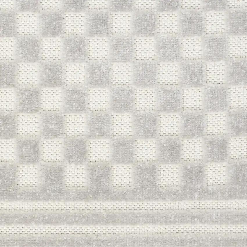 Gray Geometric Area Rug Photo 3
