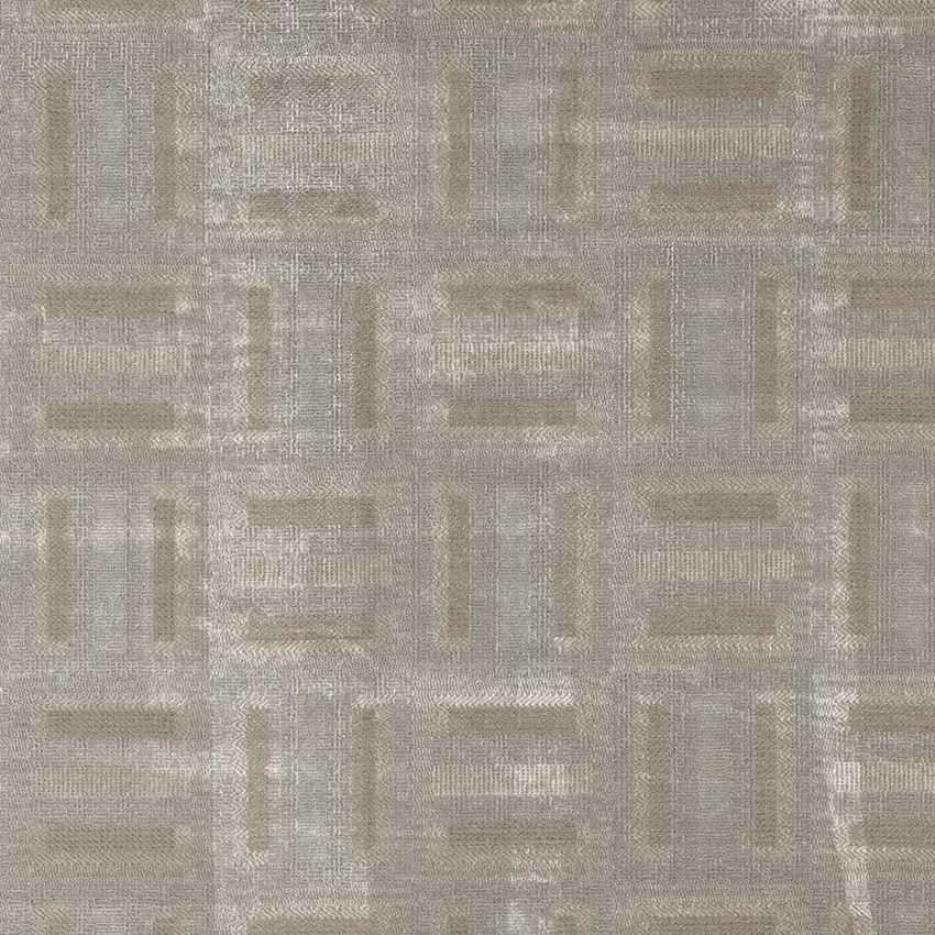 Gray Geometric Area Rug Photo 9