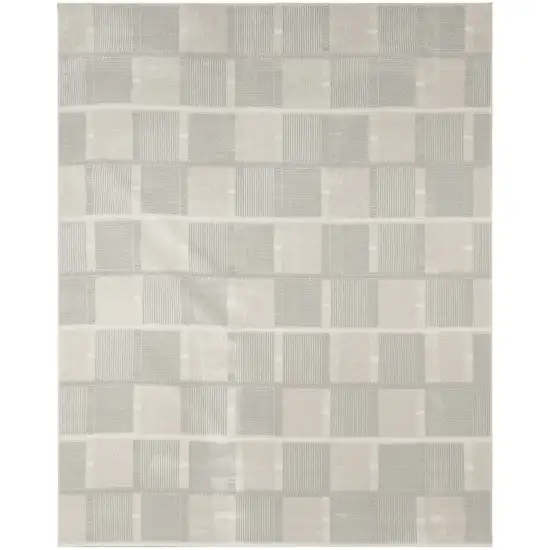 Gray Geometric Area Rug Photo 9