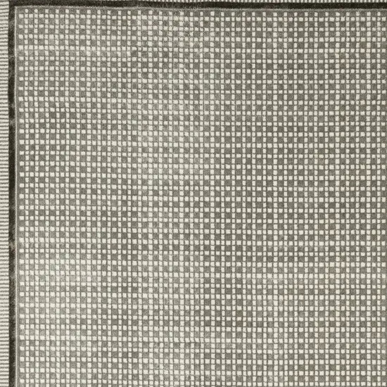 Gray Geometric Area Rug Photo 8
