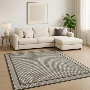 Photo of Gray Geometric Area Rug