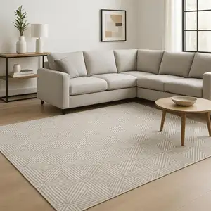 Photo of Gray Geometric Area Rug