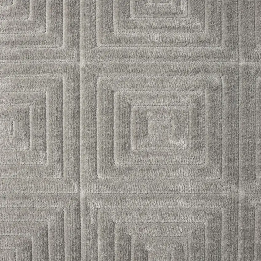 5' X 7' Gray Geometric Area Rug Photo 2