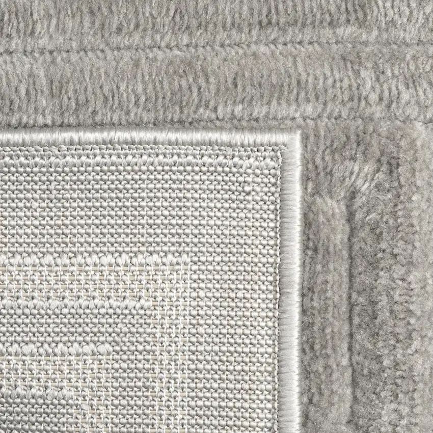 Gray Geometric Area Rug Photo 4