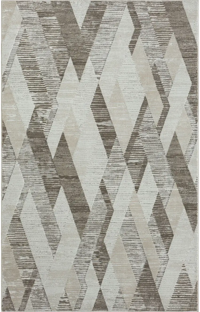 Gray Geometric Area Rug Photo 1