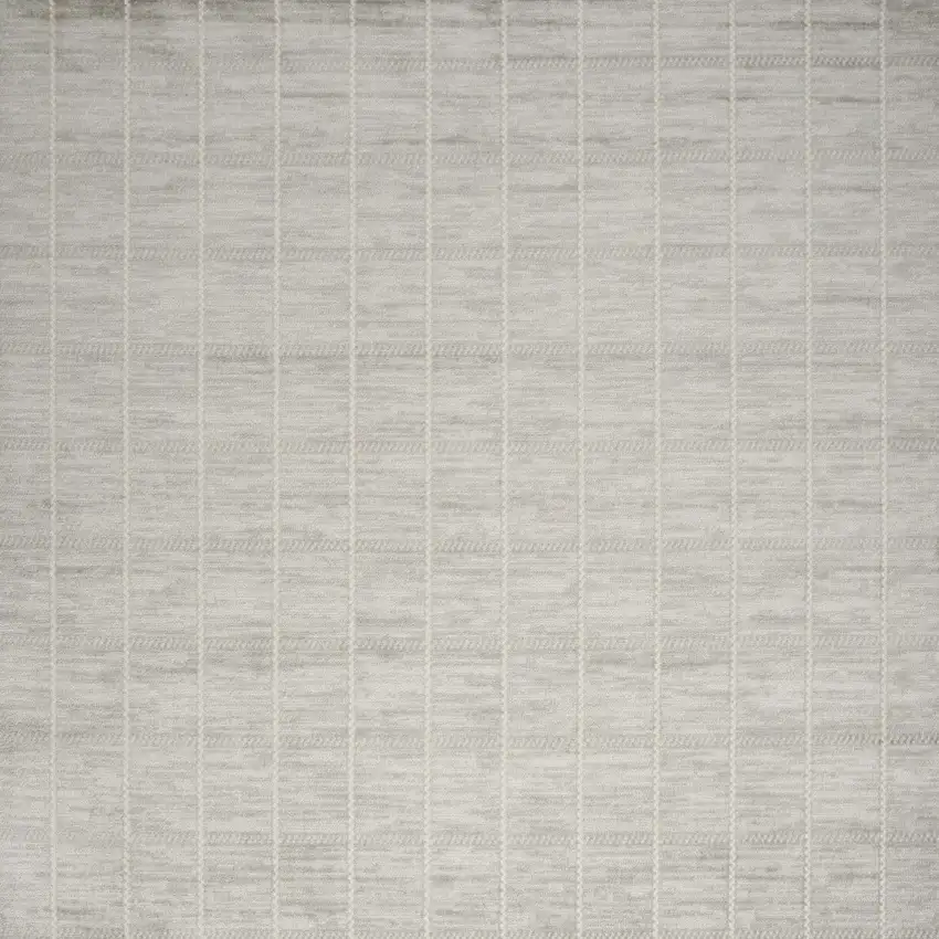 Gray Geometric Area Rug Photo 5