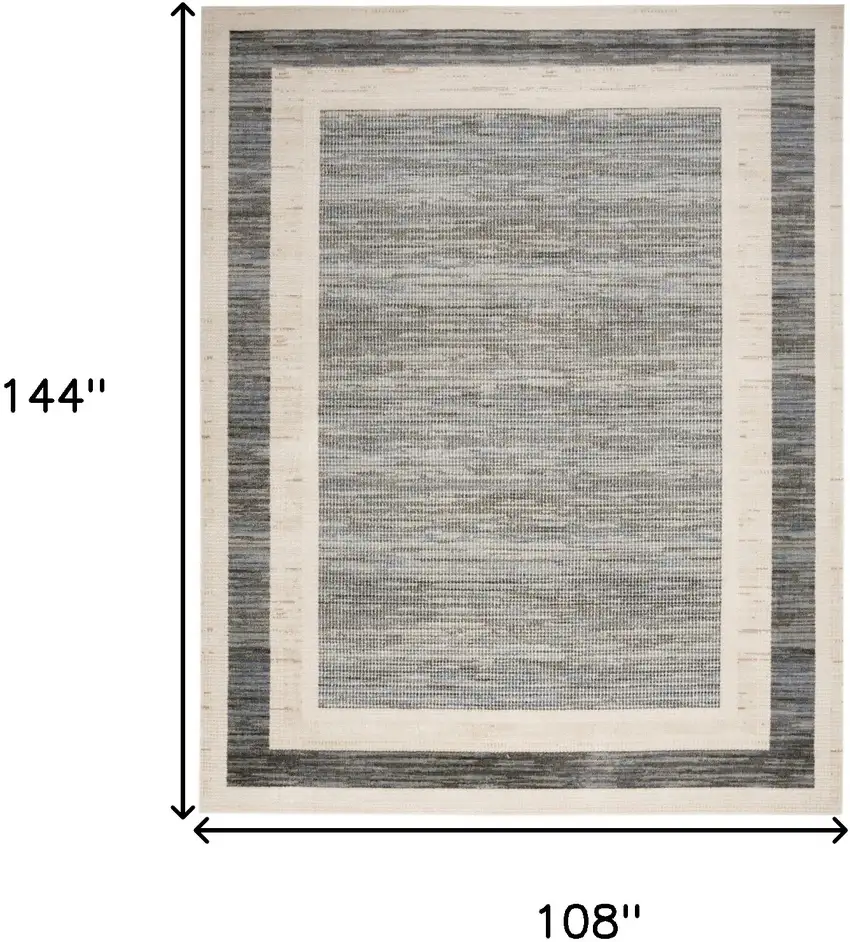 Gray Geometric Area Rug Photo 9