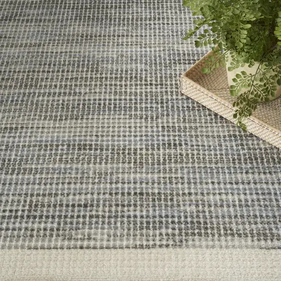 Gray Geometric Area Rug Photo 8