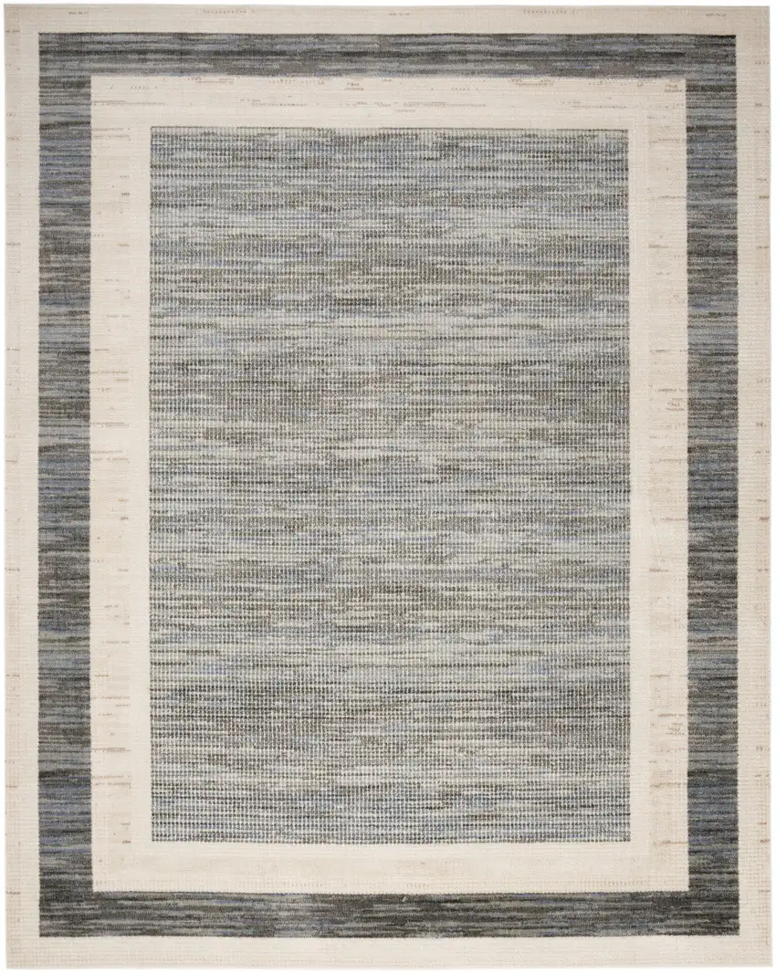 Gray Geometric Area Rug Photo 6