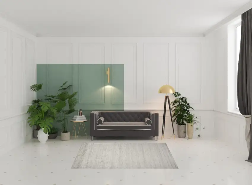 Gray Geometric Area Rug Photo 2