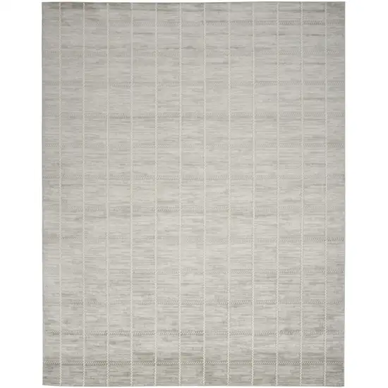 Gray Geometric Area Rug Photo 1