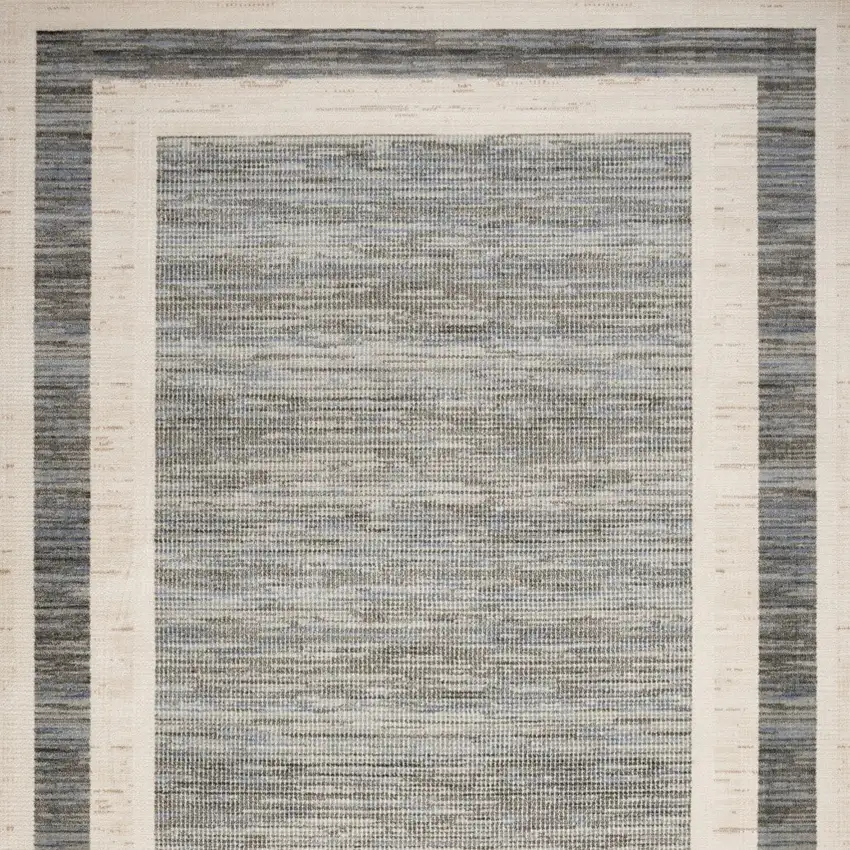 Gray Geometric Area Rug Photo 6