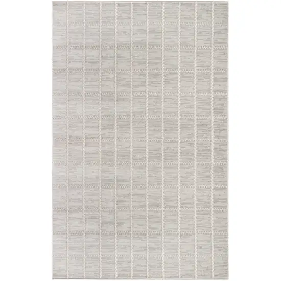 Gray Geometric Area Rug Photo 1