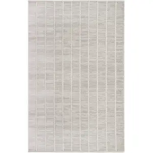 Photo of Gray Geometric Area Rug