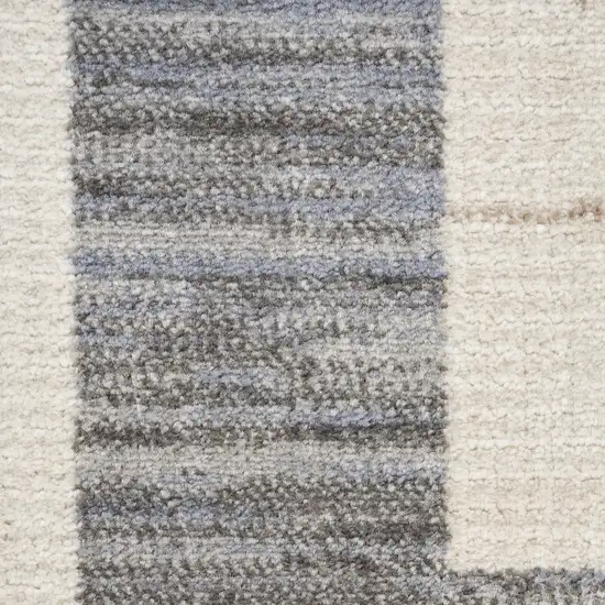 Gray Geometric Area Rug Photo 8