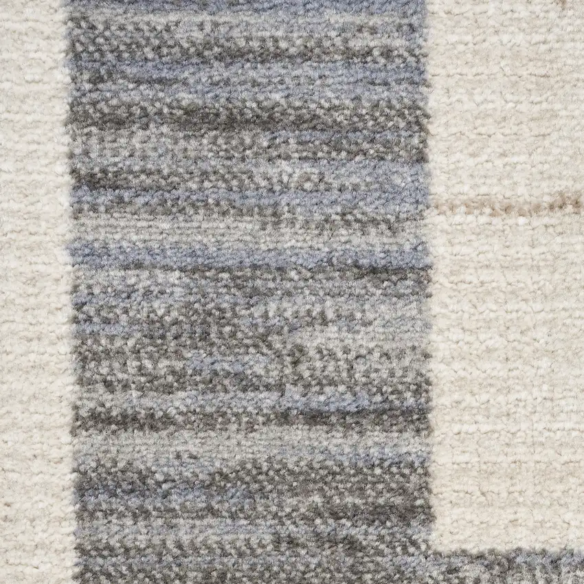 Gray Geometric Area Rug Photo 8