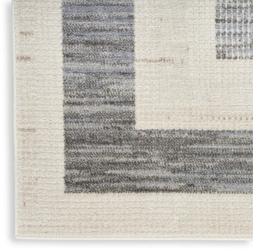 Gray Geometric Area Rug Photo 6