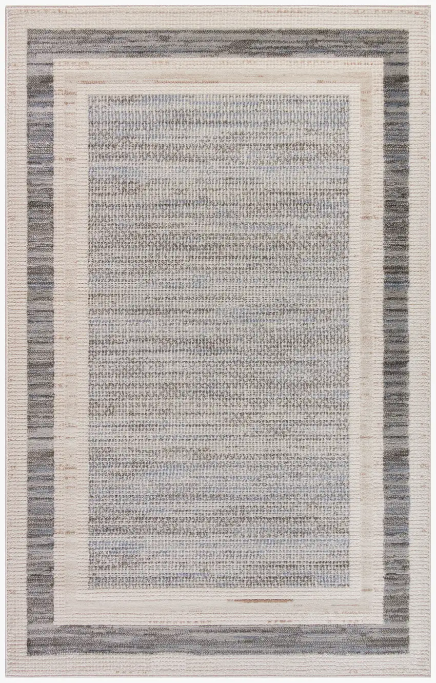 Gray Geometric Area Rug Photo 1