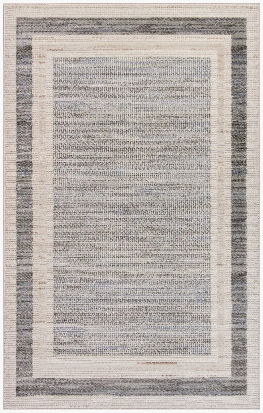 Gray Geometric Area Rug Photo 1