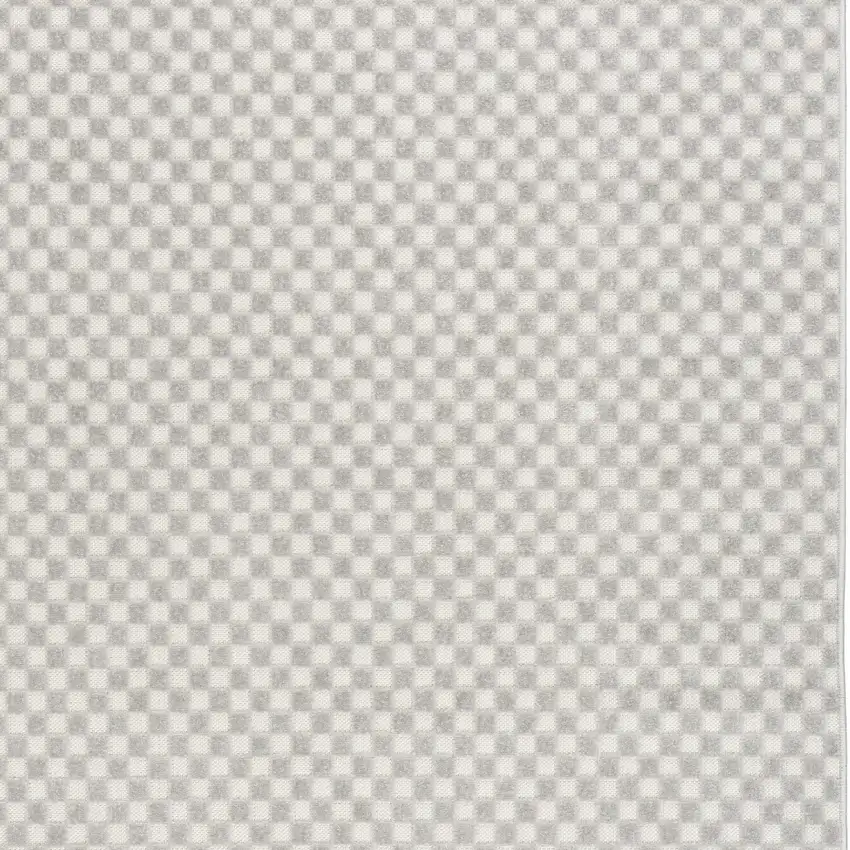 Gray Geometric Area Rug Photo 6