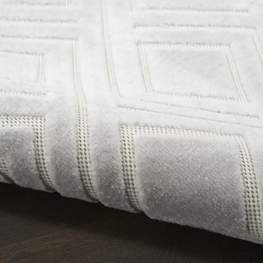 Gray Geometric Area Rug Photo 7