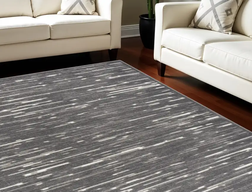 Gray Geometric Area Rug Photo 1