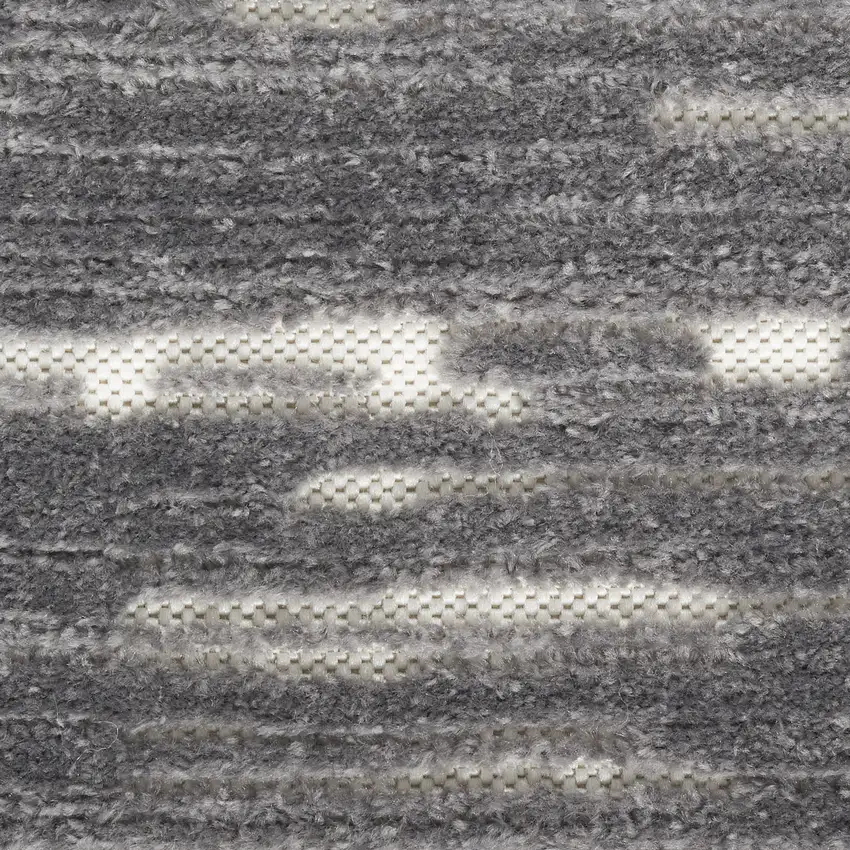 Gray Geometric Area Rug Photo 9