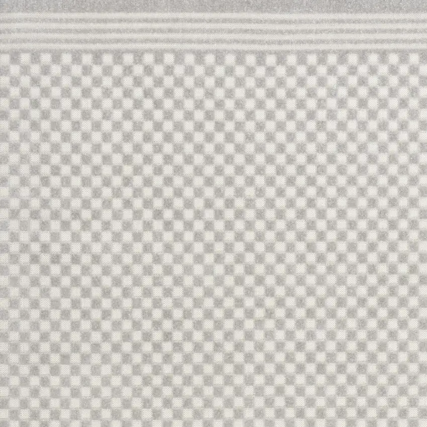Gray Geometric Area Rug Photo 7