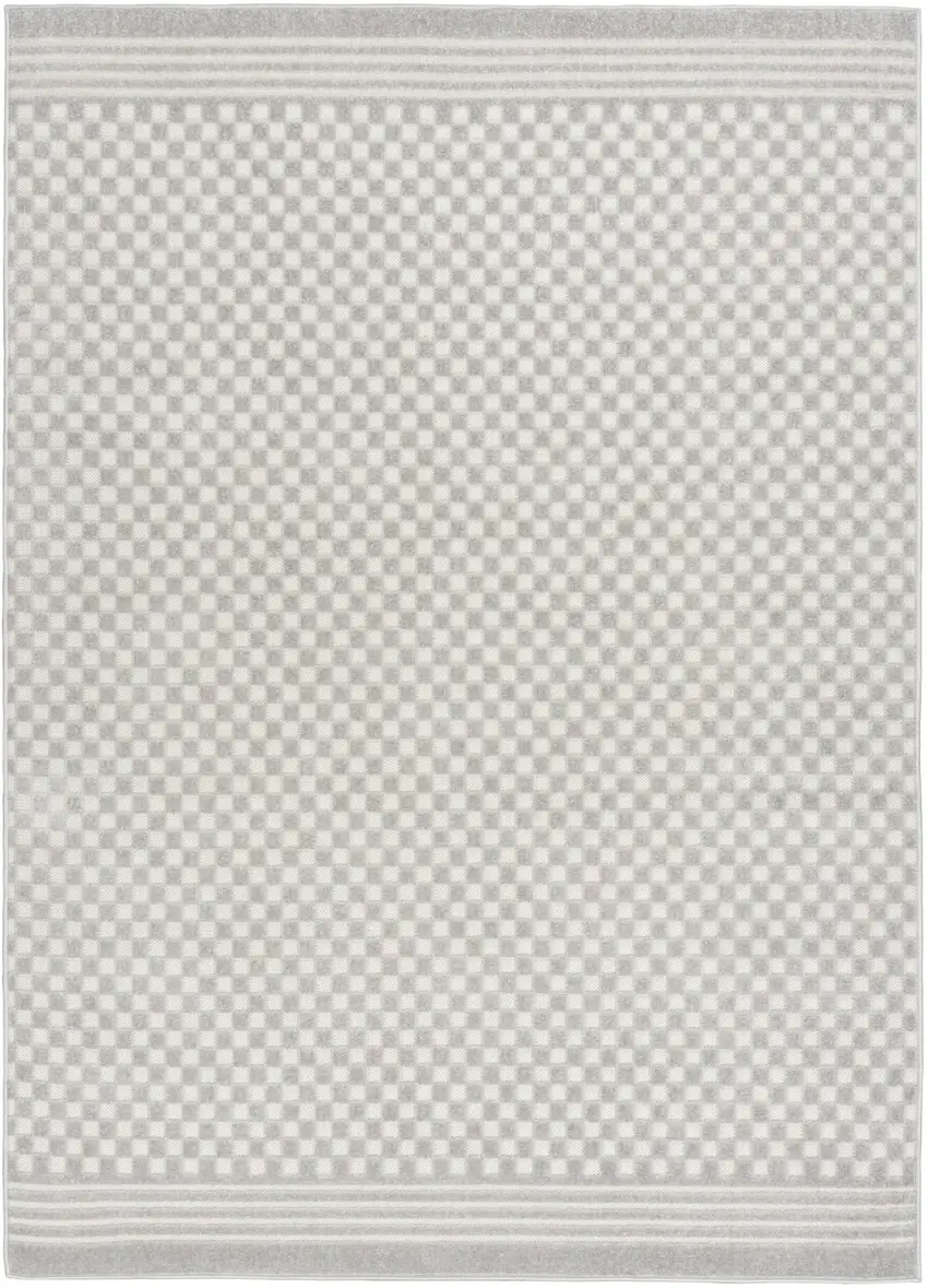 Gray Geometric Area Rug Photo 1