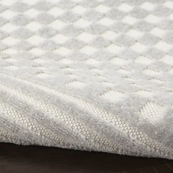 Gray Geometric Area Rug Photo 7