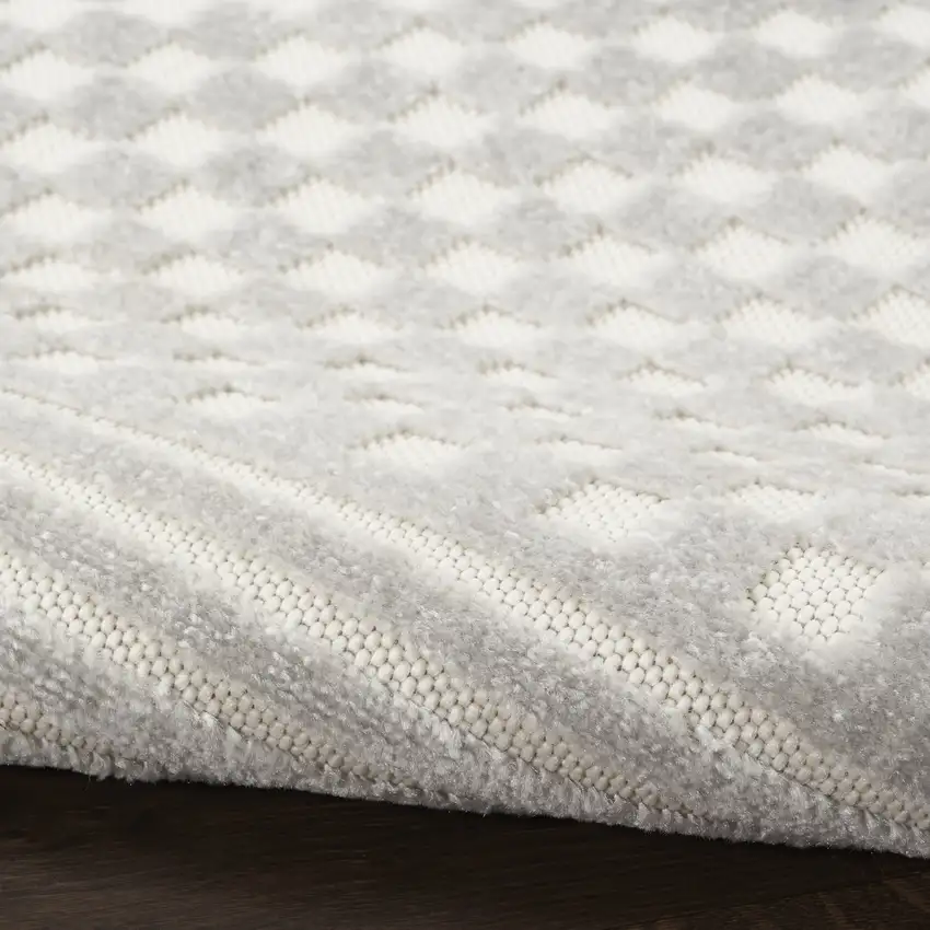 Gray Geometric Area Rug Photo 7