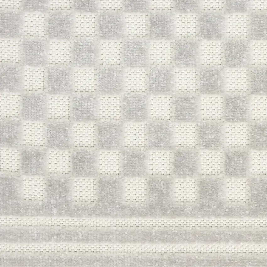 Gray Geometric Area Rug Photo 6
