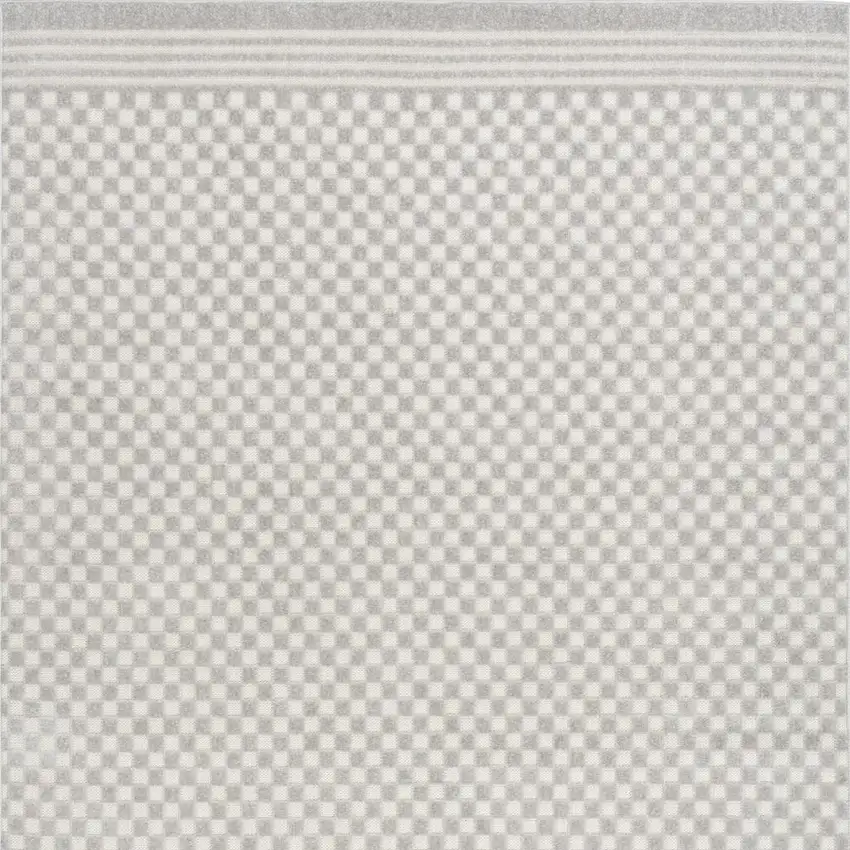 Gray Geometric Area Rug Photo 3