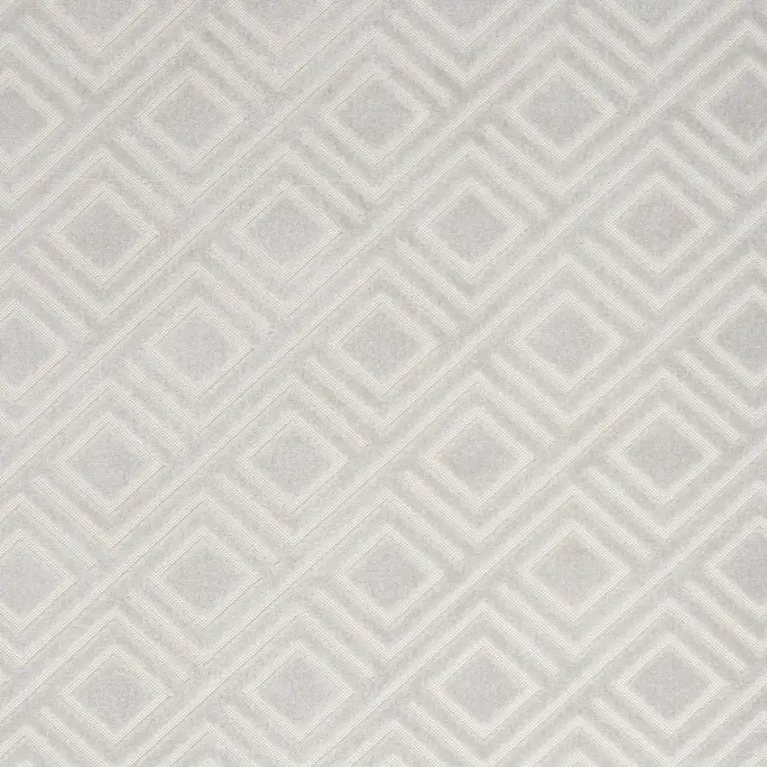 Gray Geometric Area Rug Photo 6