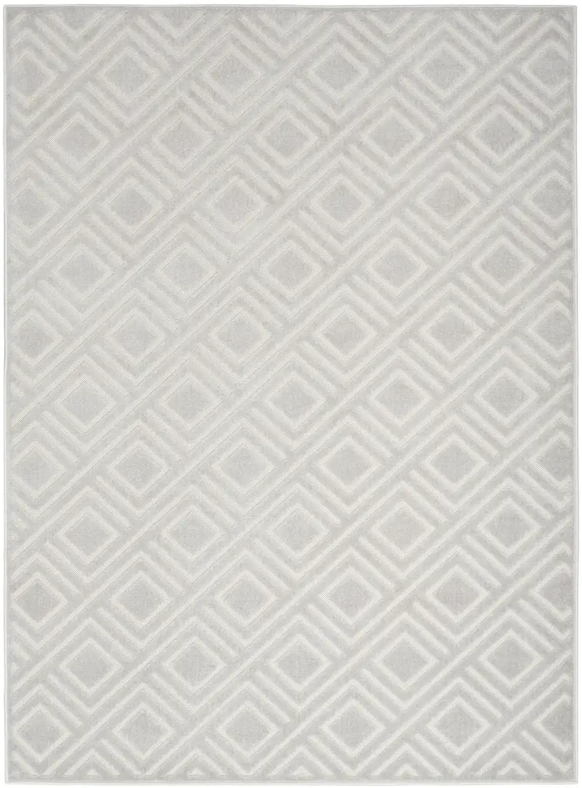 Gray Geometric Area Rug Photo 1