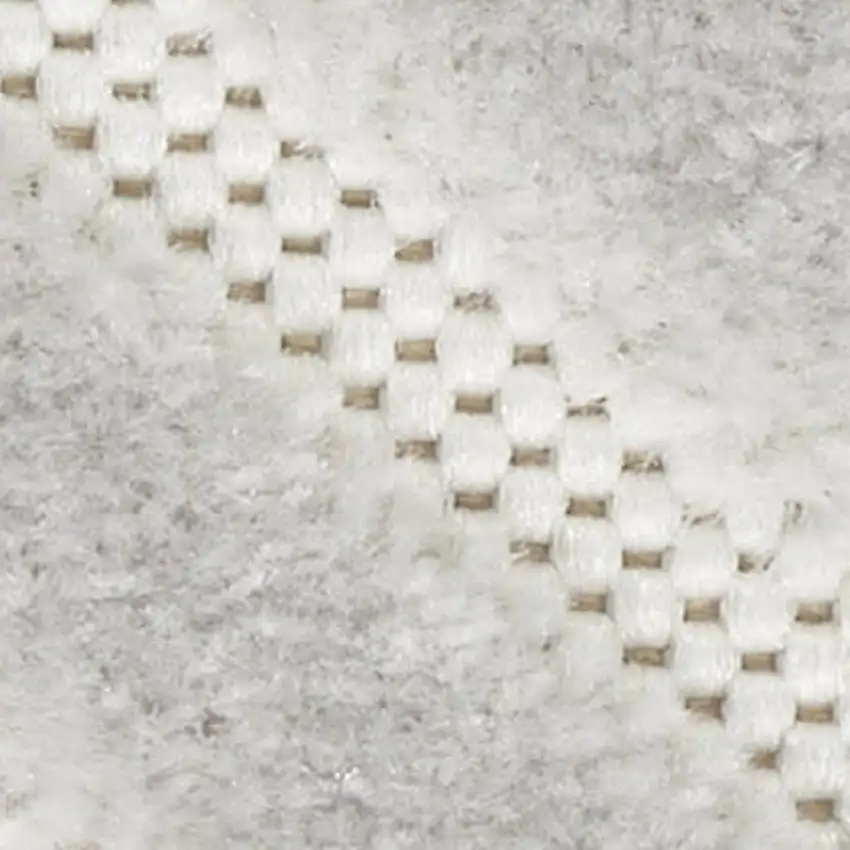 Gray Geometric Area Rug Photo 4